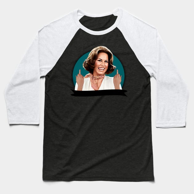 Mary Tyler Moore Baseball T-Shirt by Indecent Designs